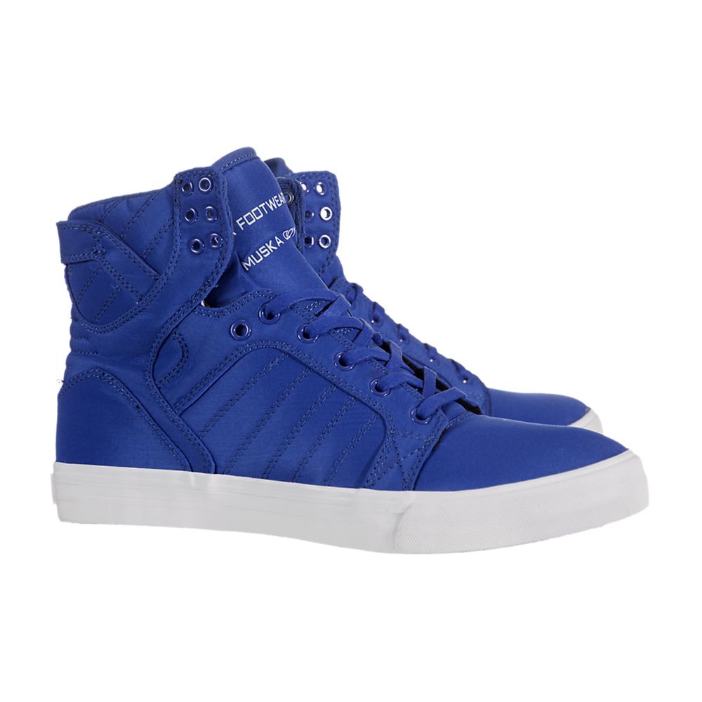 Baskets Montantes Supra SkyTop Bleu Royal Homme | SCA-22588753